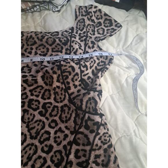 Victoria’s Secret Y2K Leopard Print Bodycon Cocktail Dress Size 8 Bodycon Fitted - Picture 7 of 8